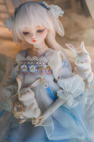 龙魂人形社 月女 BJD SD 娃娃 动漫 玩具 人偶手办 四分