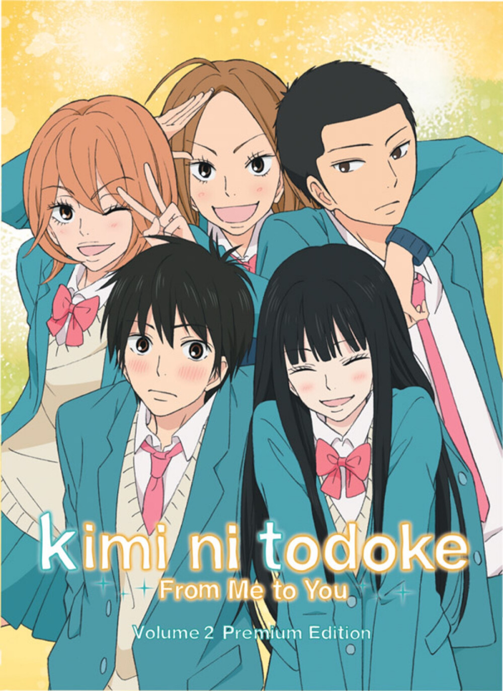 [好想告诉你] (Kimi ni Todoke:From Me to You) 黑沼爽子因为外表看起来很阴沉，被班上同学取了个外号叫“贞子”。甚至还传说只要跟她对看三秒以上，7天之后就会遭遇不幸。但其实爽子个性开朗又单纯，也很乐于助人，虽然想和大家打成一片，却始终没有机会。唯独只有他，笑容爽朗的阳光男孩风早翔太，始终很自然地和爽子相处。在此之后，爽子不仅渐渐改变了自己，也终于交到失野朱音、吉田千鹤、真田龙等知心朋友。爽子与风早两人，更共同经历了许多“第一次”，拉近了彼此的距离。<百度百科>