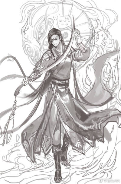 《天官赐福》花城
作者微博@踏焰焚风
图片仅供收藏下载
严禁私自盗图商用