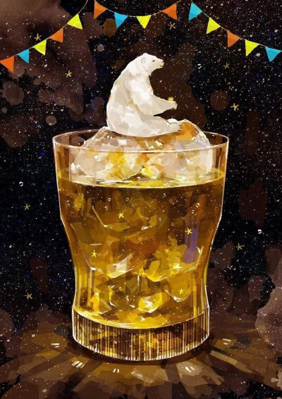 黑色壁纸星空动物玻璃杯