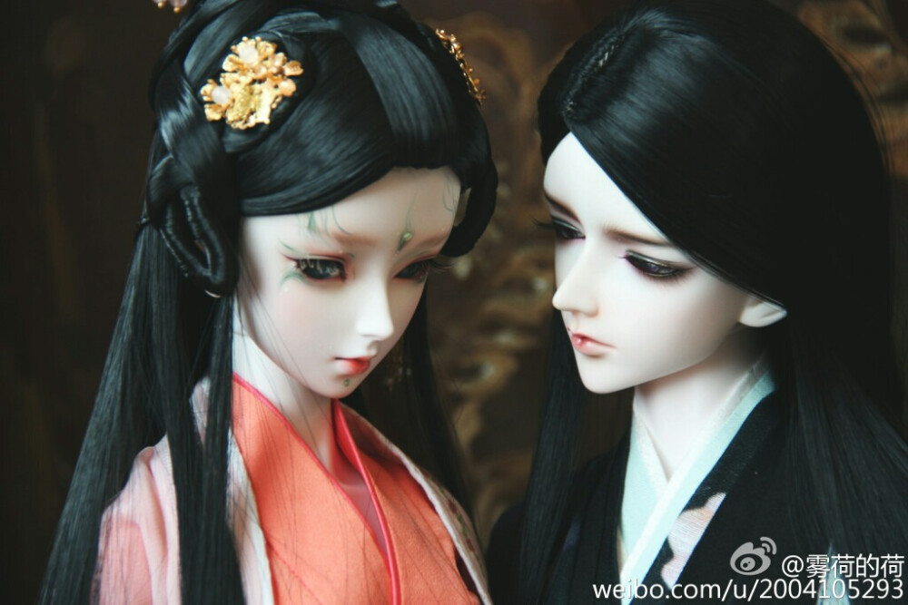 古风恋人sd娃娃bjd玩具人偶壁纸萌物精致