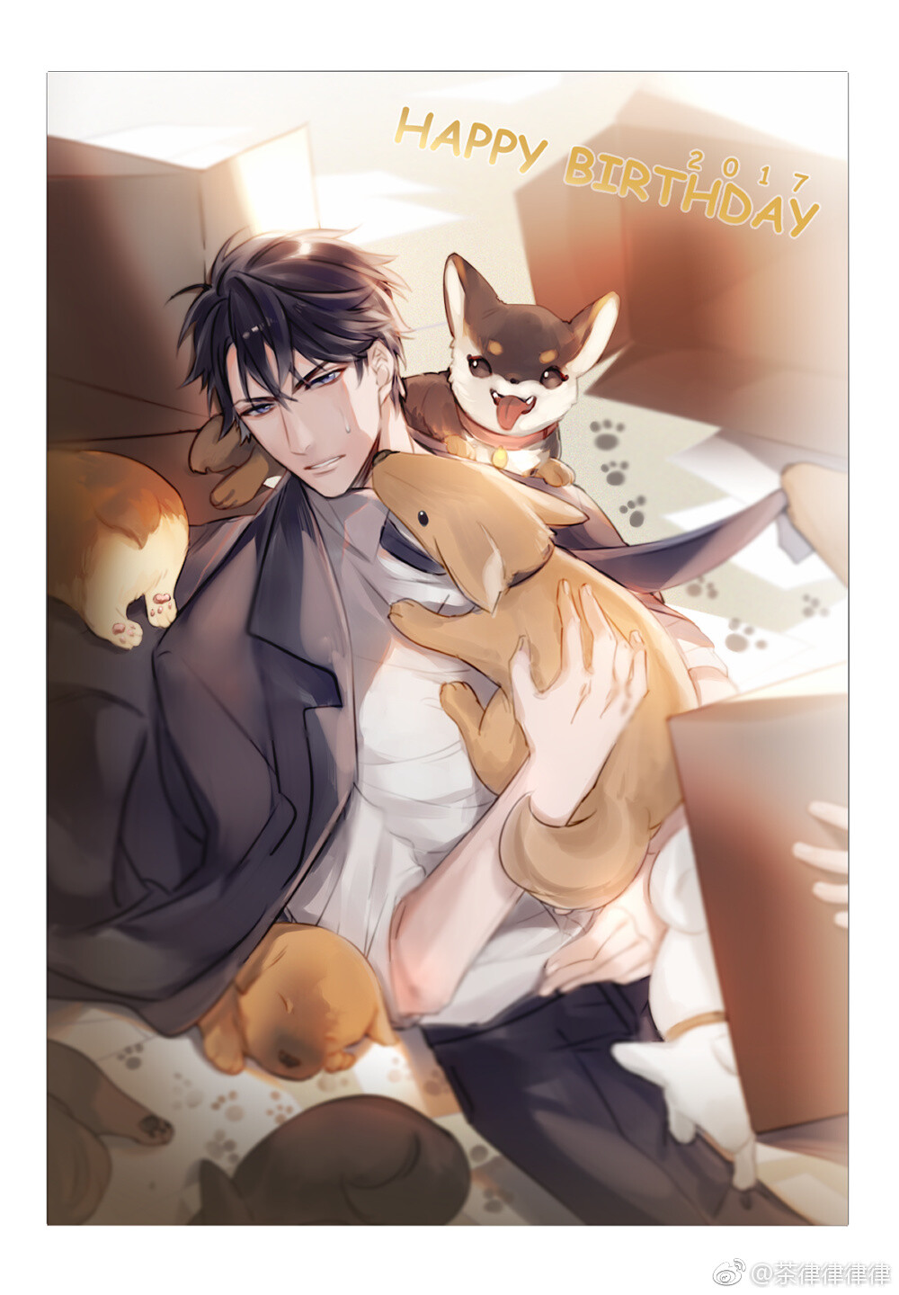 恋与制作人李泽言饭绘cr茶律律律律