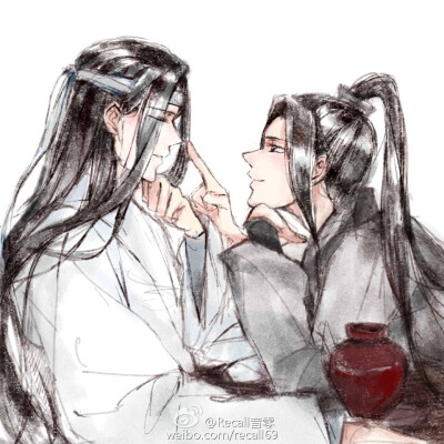 画师@Recall音零 魔道祖师 魏无羡 蓝忘机