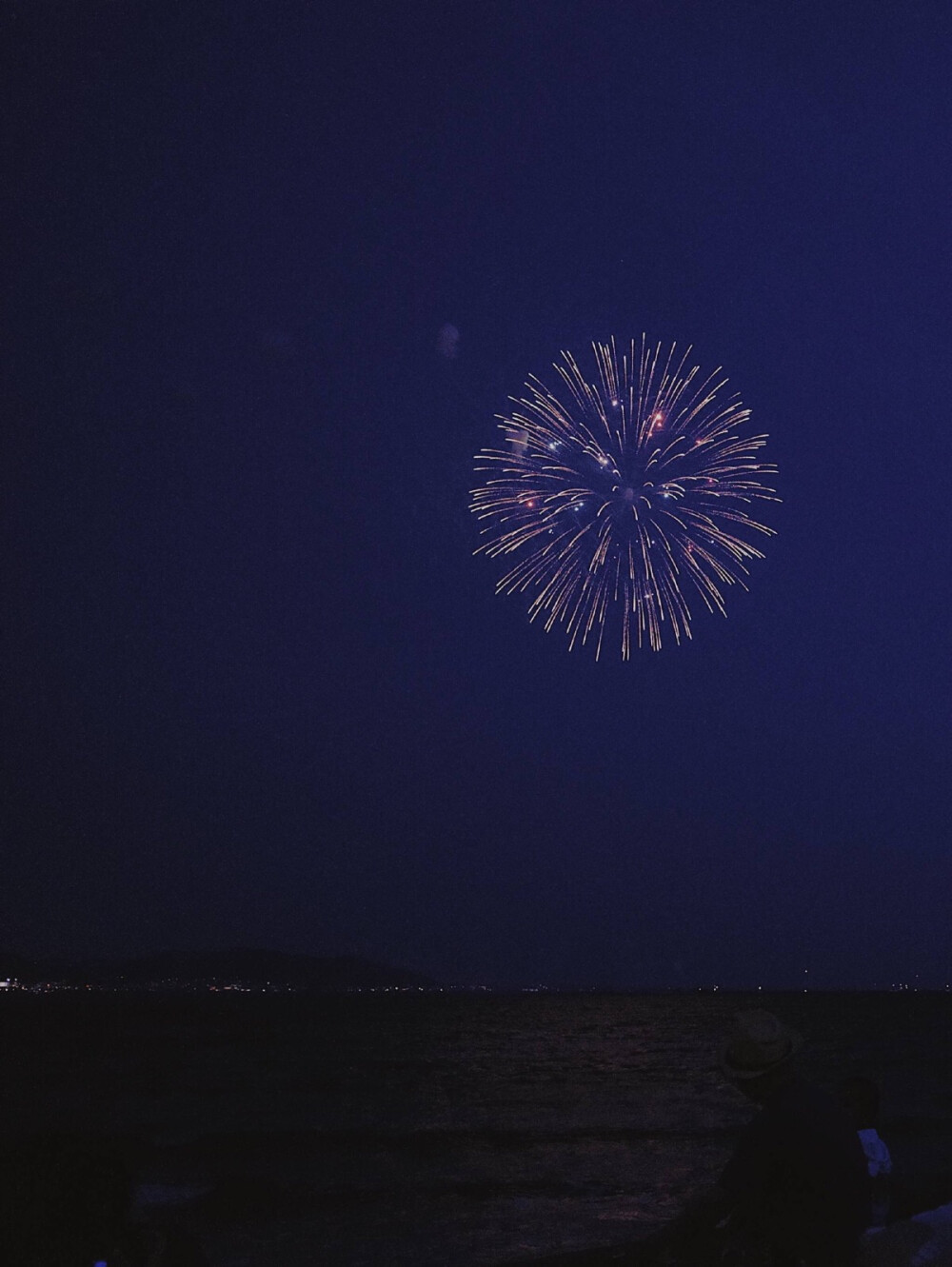 深夜 我独自 看烟花