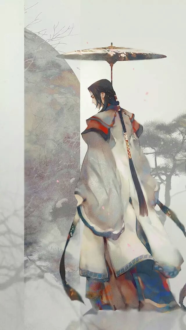 古剑奇谭二 谢衣 插画 同人绘 古风 画师@眠狼