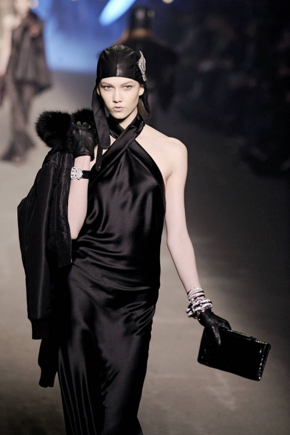 #KarlieKloss##晚安Karlie# RUNWAY | 2009 F/W READY-TO-WEAR HERMÈS PART 1 ​​​