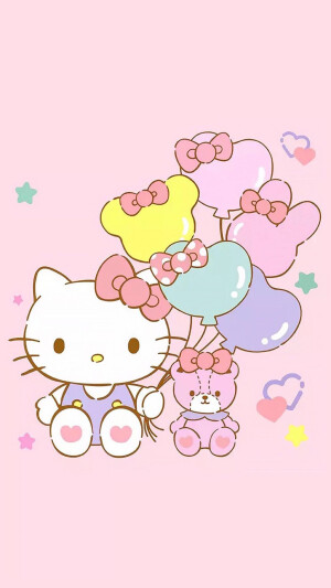 Hello kitty#卡通动漫#凯蒂猫#手机壁纸"εїз