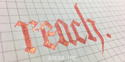 |DREAM INK|金粉防水彩墨〈番茄20ml〉手账绘画练字墨水