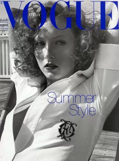 Vogue+Italia+1998.06+Maggie+Rizer+by+Steven+Meisel