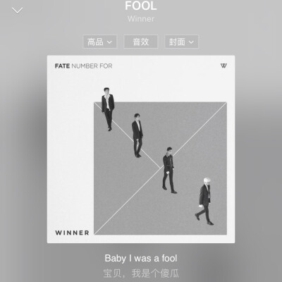 韩文歌推荐：FOOL-WINNER