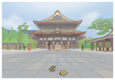 旅かえる