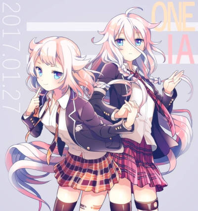 VOCALOID『』
IA
CEVIO『』
one
画师：秋吉