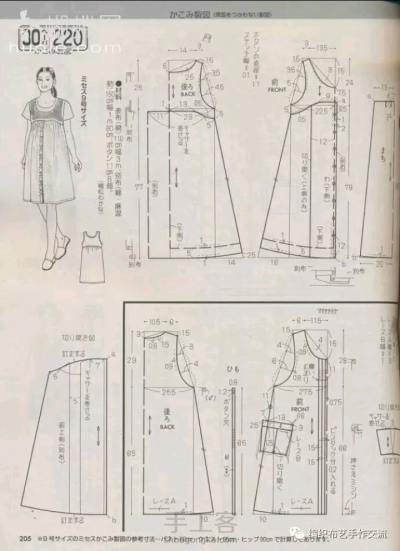 孕装裙装图样