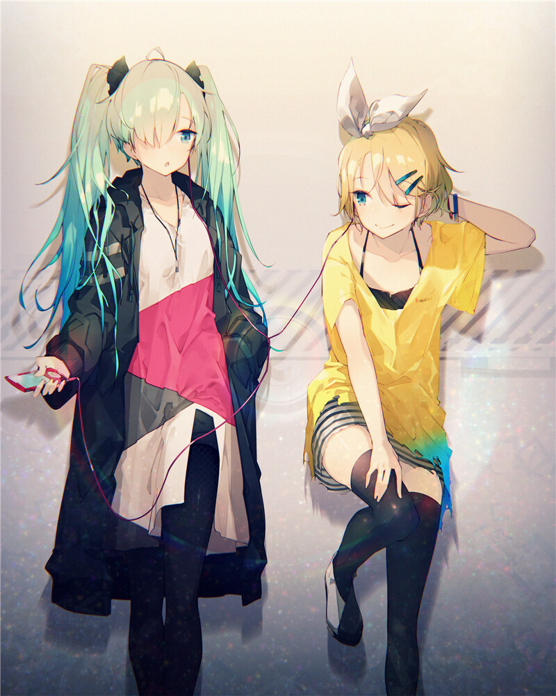 ID：66081922 初音未来 镜音铃
