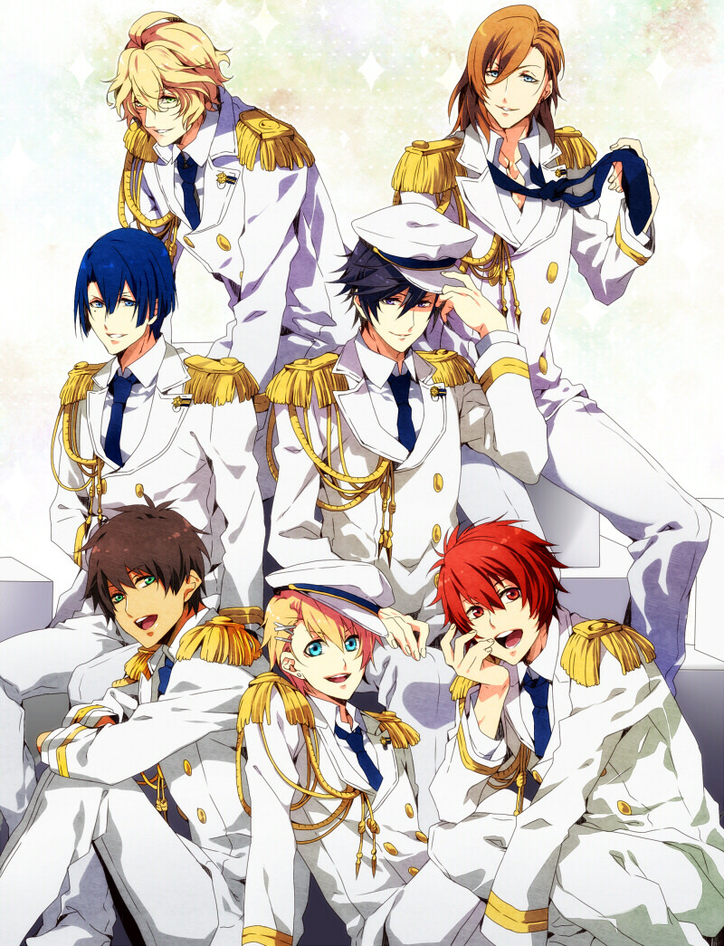 偶像乙女动漫二次元 歌之王子殿下 仙贝组 彩虹组 黑蚊子 ST☆RISH，QUARTET NIGHT，HE☆VENS 七海春歌 来栖翔 四之宫那月 一之濑时矢 一十木音也 神宫寺莲 塞西尔 圣川真斗 日向龙也 月宫林檎 黑崎兰丸 寿岭二 美风蓝 卡缪 日向大和 凤瑛二 帝凪 凤瑛一 皇绮罗 天草紫音 桐生院万