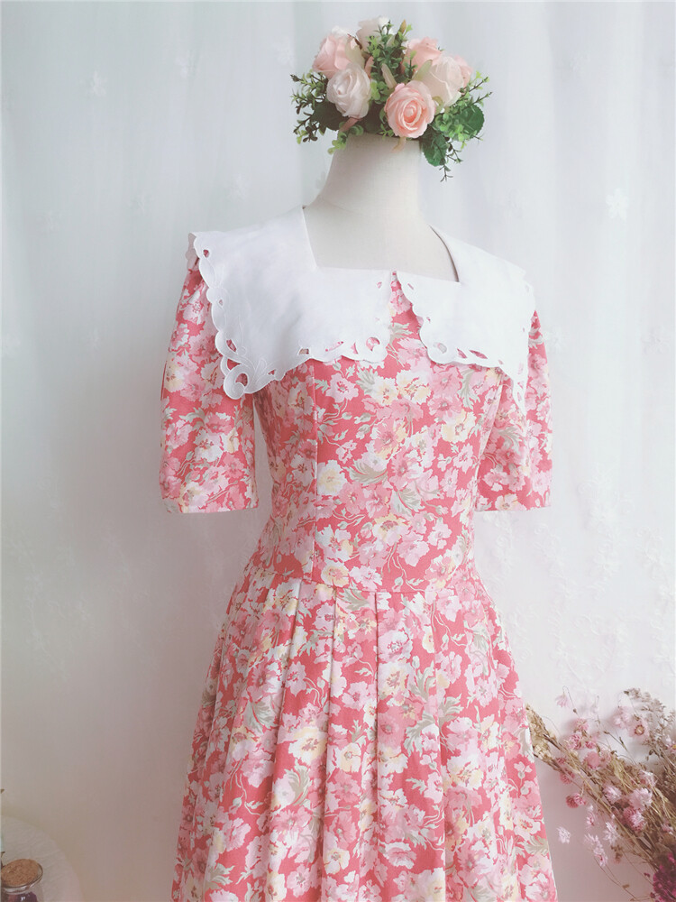 【sold】｜英国本土產 laura ashley罗兰爱思 vintage古董连衣裙