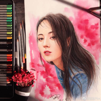 彩铅画