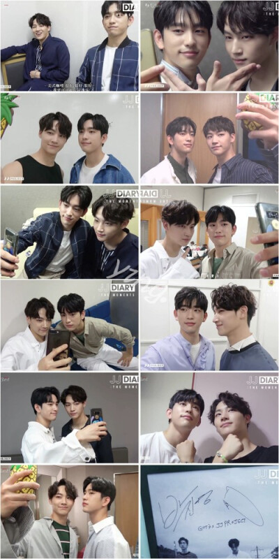 GOT7♡JJP
JJ日记伉俪自拍拼图
自作图～(￣▽￣～)~
原图来源视频截图，有兴趣所以自己做的图，拿图点个赞吧！