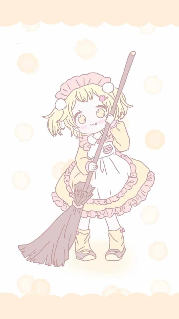 扫地的小女孩29616129