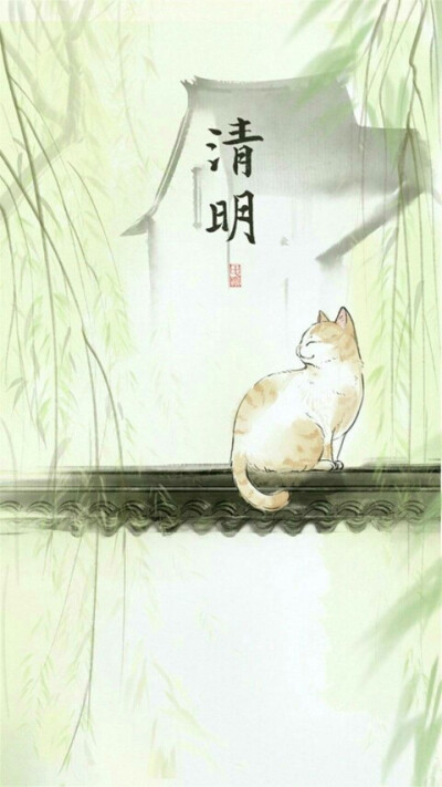 猫古风壁纸