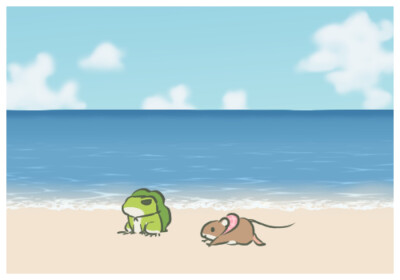 旅かえる·Day 11 和小仓鼠海边浪