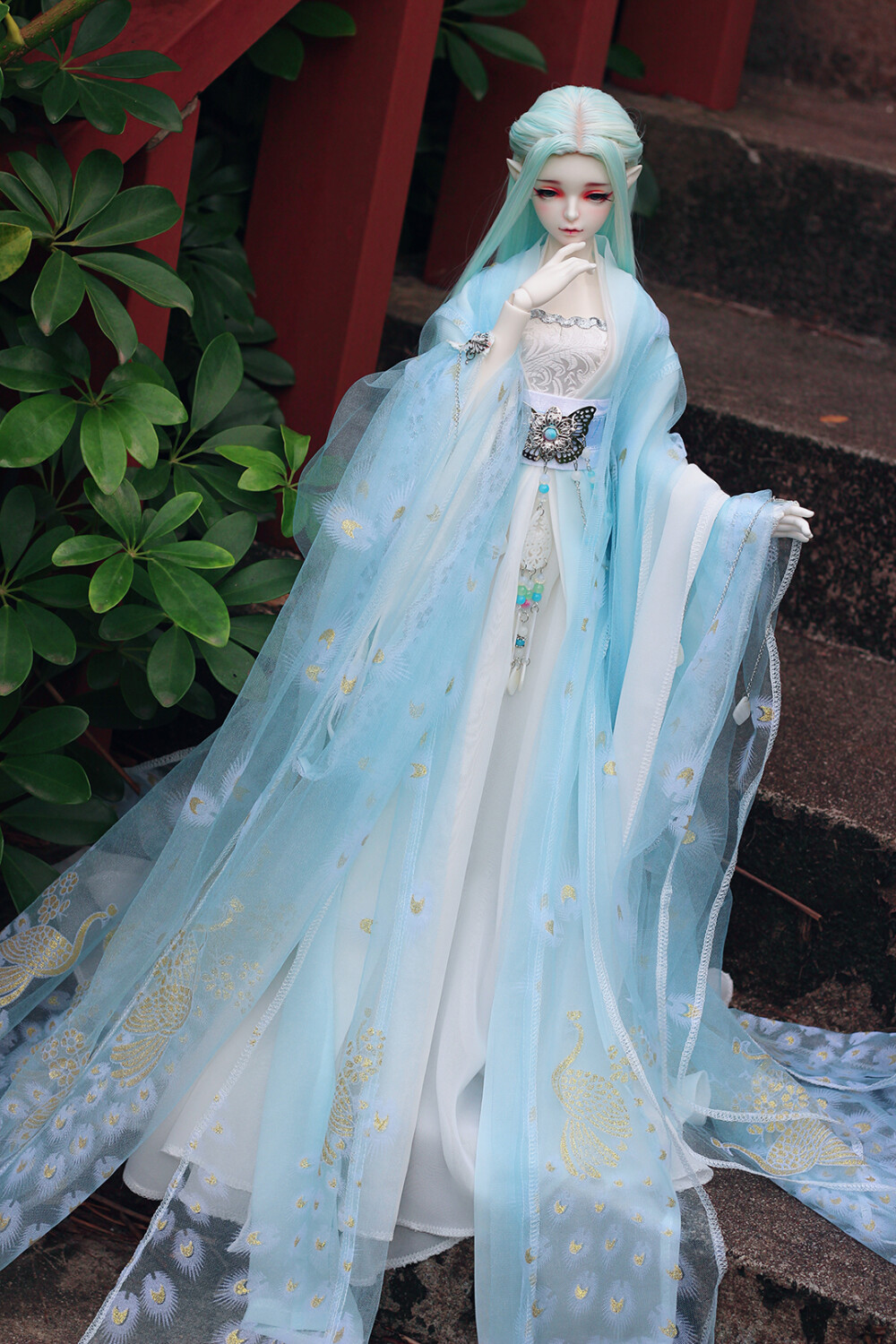 倾烟坊完售bjd古装娃衣3分女13古风冬至限量