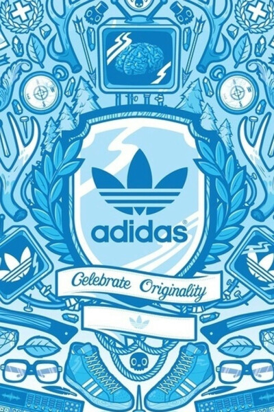 Adidas。阿迪达斯