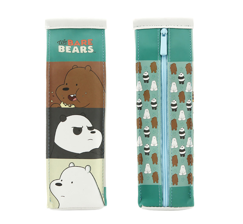 we bare bears咱们裸熊周边卡通仿真牛奶盒笔袋女文具盒铅笔盒