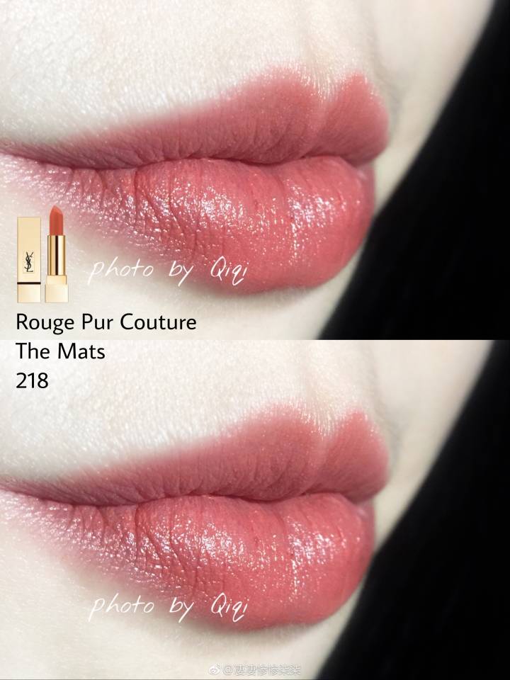 圣罗兰口红试色