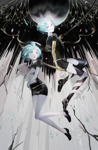 宝石之国 磷叶石 法斯
画师=k
https://www.pixiv.net/member_illust.php?illust_id=66932610&mode=medium