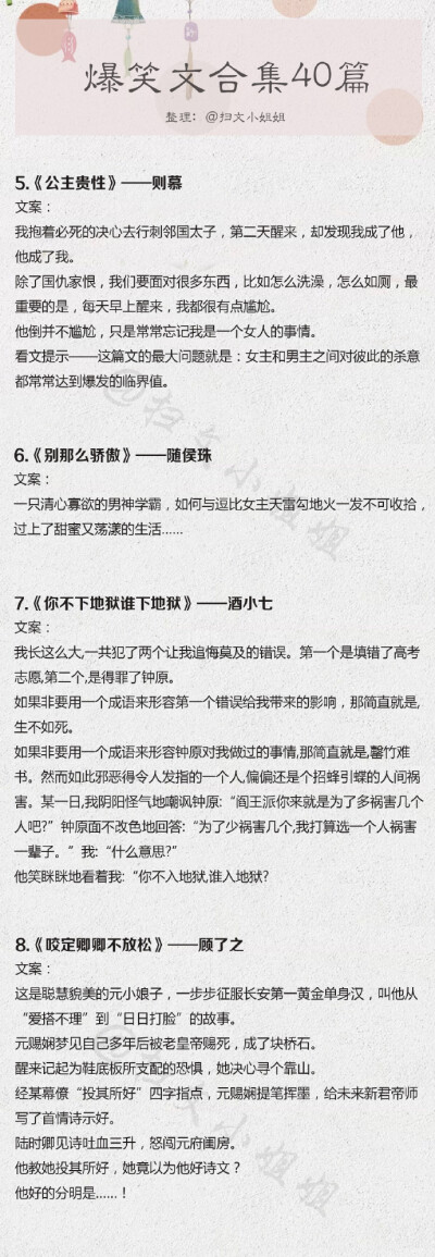 那些让你从头笑到尾的爆笑类小说都在这里啦！一起来开心开心～ ​​​​