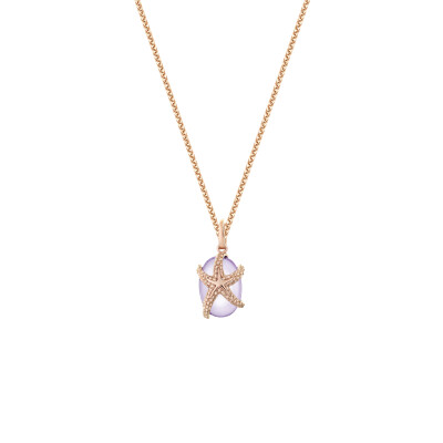 Ocean VAVA 海洋VAVA 18K玫瑰金镶紫晶吊坠