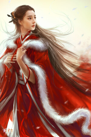 丽姬  迪丽热巴
秦时丽人明月心手绘