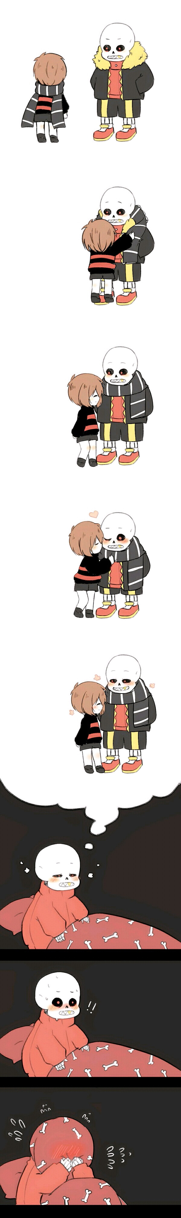 Fell sans和frisk