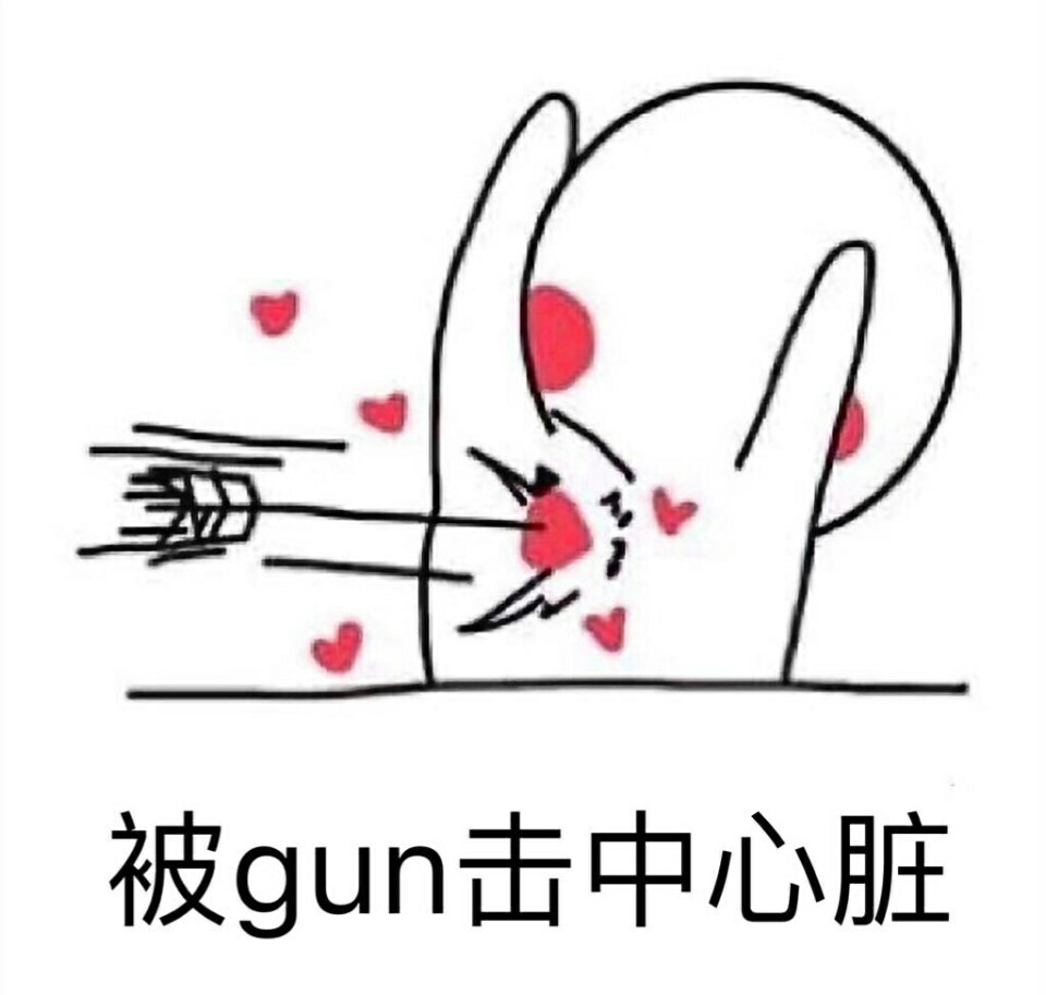 被gun击中心脏