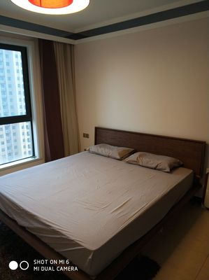 定制 现代简约日式黑胡桃实木床橡木全实木卧室双人床1.8米双人主卧床