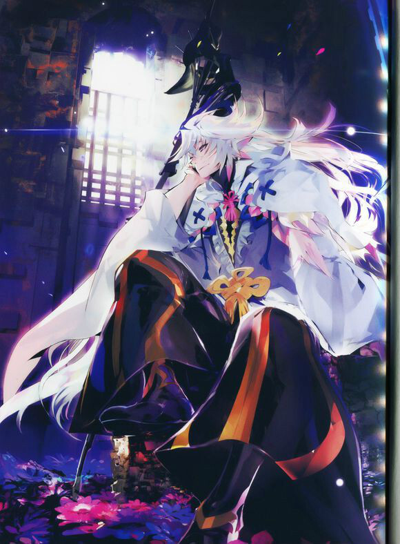 『Caster』Merlin ♢花之魔术师 ♢乐园的放浪者
「虽然我是很喜欢人类的世界啦，不过如果具体到个人的话，那就比较，你看，嘛，嗯！好！我觉得这种时候还是不说为妙！」