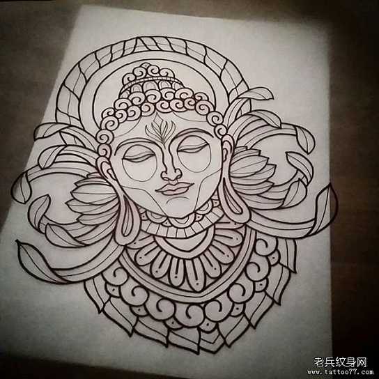 纹身，彩色，黑白，线描画，艺伎，装饰画