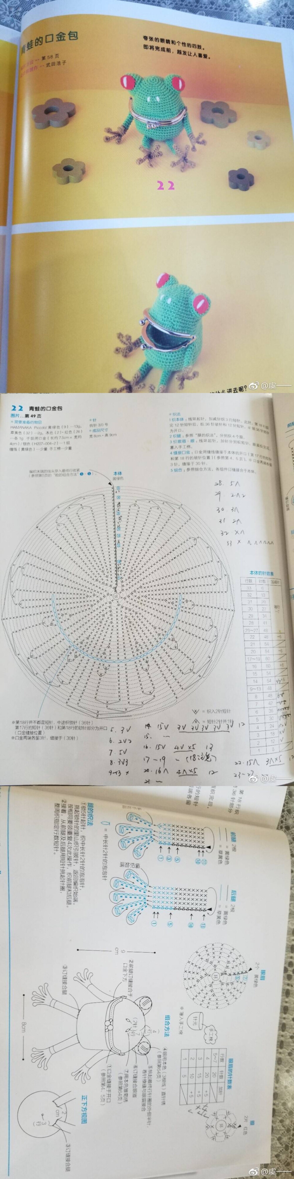 青蛙口金