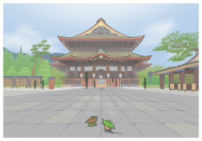 旅かえる·Day 14 小小的两只