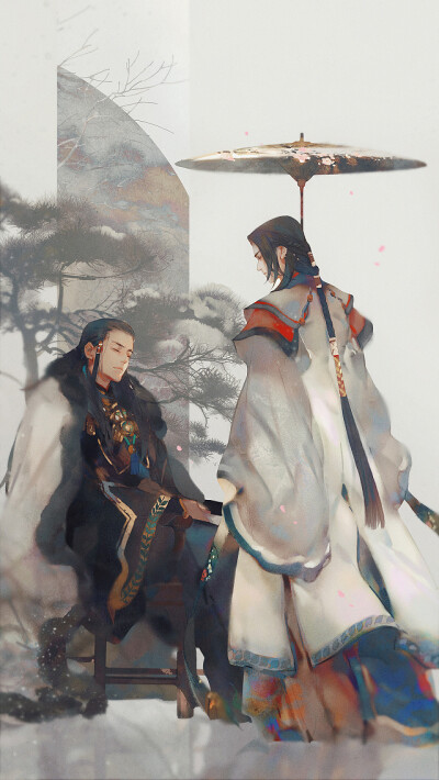 #古剑奇谭二手游#——师傅。——嗯，回来了。 ​​​​