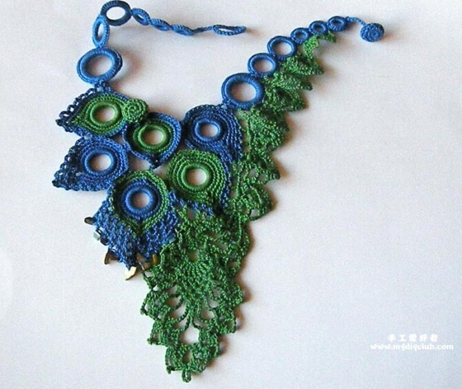 钩织项链