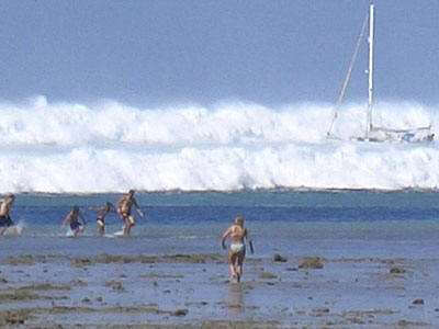 海水+沧浪+海浪+日本浮世绘+海啸+自然灾害+手绘+古风