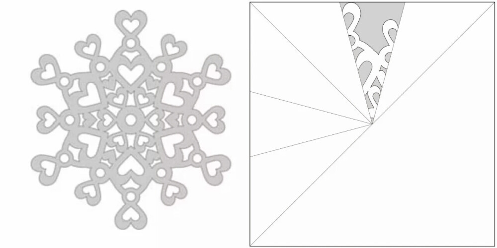 剪纸艺术-雪花