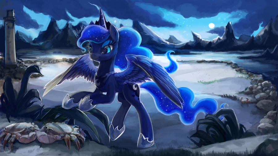 Princess Luna by The-Keyblade-Pony