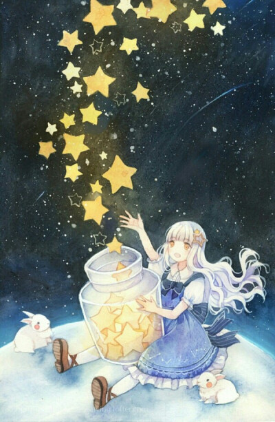 女孩和星星