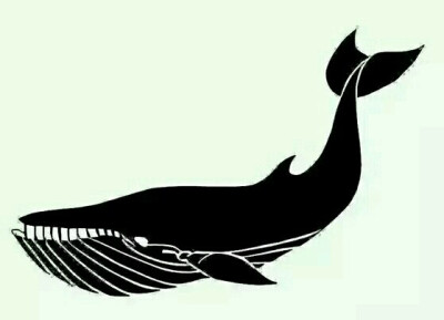 橡皮章素材 鲸