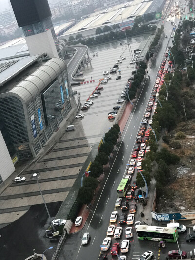 堵车也是一道风景