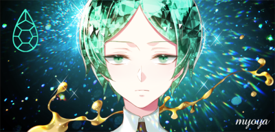 宝石之国 磷叶石 法斯
画师=MYOYA
https://www.pixiv.net/member_illust.php?illust_id=67035882&mode=medium