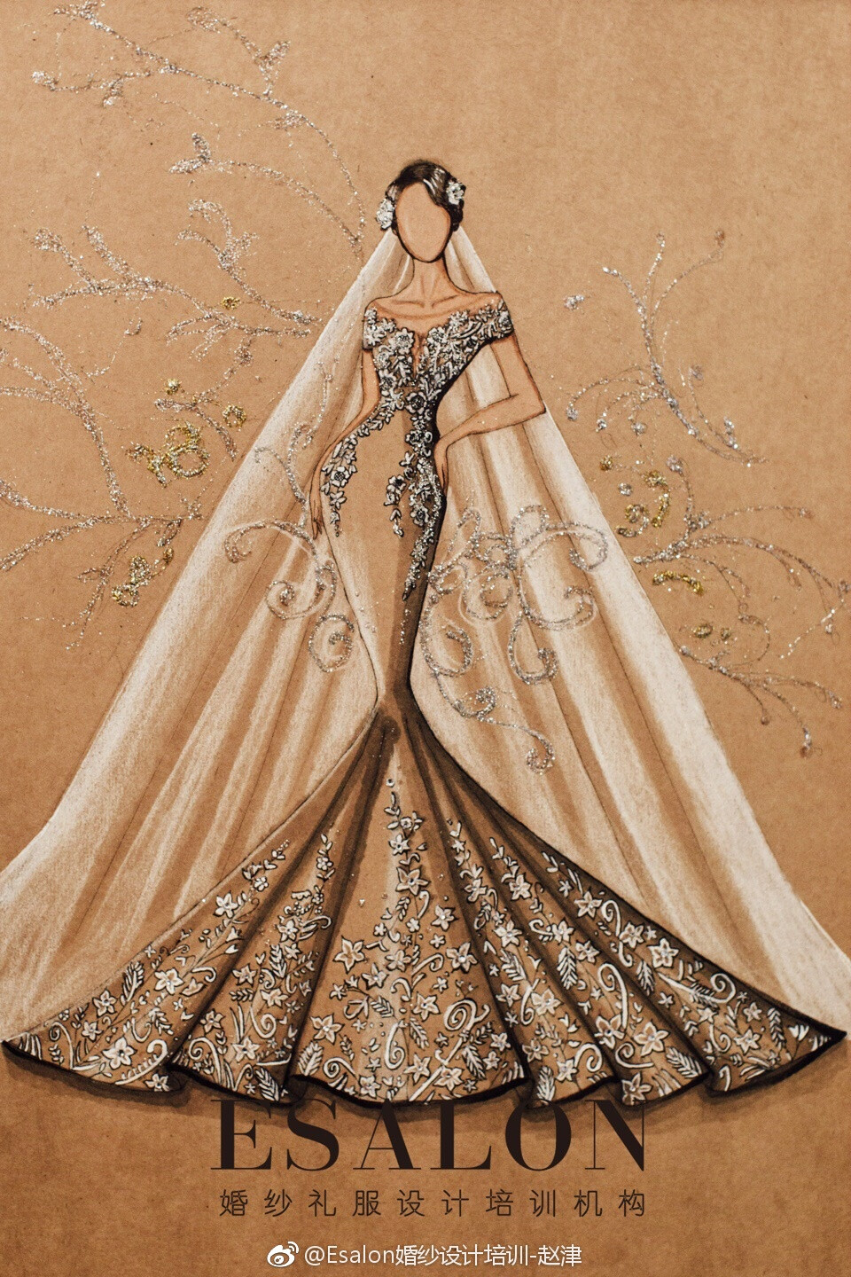 婚纱手绘 - 堆糖,美图壁纸兴趣社区